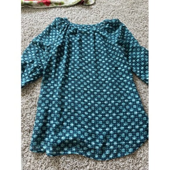 Apt 9 Women Roll Tab Sleeve ButtonsWomen's Pullover Top Size Small Casual - Picture 9 of 10